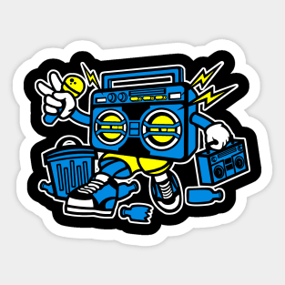 Boombox MC Sticker